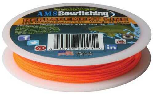 Ams BOWFISHING Replacement Line Orange #200 25 YARDS