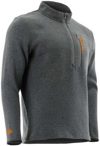 Nomad Slaysman Heathered 1/4 Zip True Gray Medium Model: N1300015-TG-MD