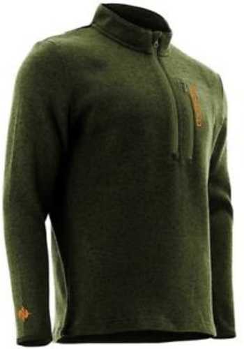 Nomad Slaysman Heathered 1/4 Zip Military Olive Drab Large Model: N1300015-OD-LG