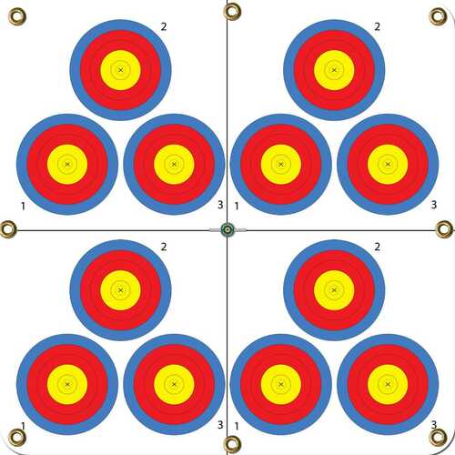 Arrowmat XL Foam Target Face Multi 3-Spot 34 in.x Model: AM3S34