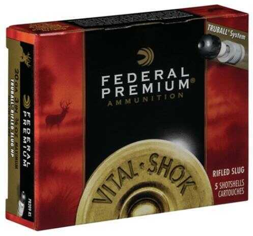 20 Gauge 3" Slug 5/8 oz Rounds Federal Shotgun Ammunition