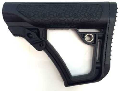 Daniel Defense 210910417900 Collapsible Buttstock Rifle Glass Reinforced Polymer Black