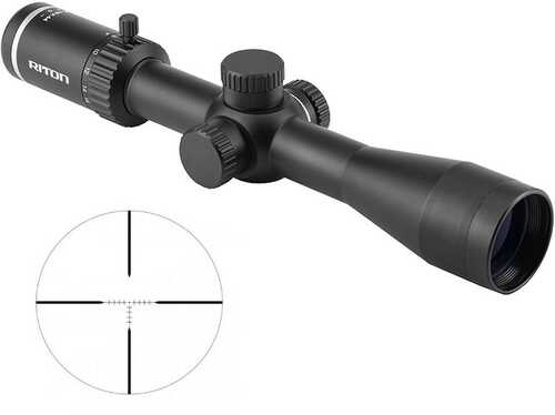 Riton Optics X3 Primal 4-16X44 30MM MOA Matte Black Duplex Reticle 3P416ASD23