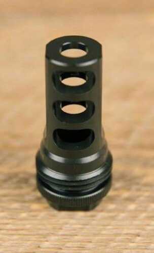 SilencerCo AC1733 ASR 458 Caliber Muzzle Brake 5/8"-24 tpi Black Steel