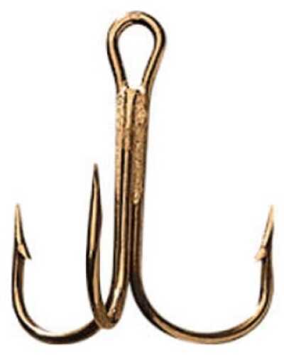 Mustad Treble Hook Gold 25/Box Pk Code 24 Md#: 35518-10