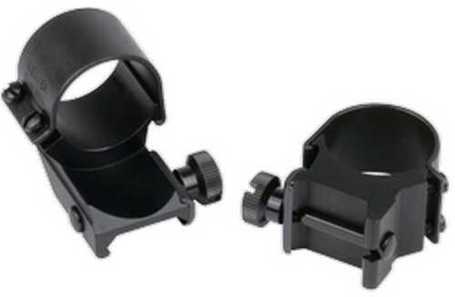 Simmons Weaver 1" High Detachable Extension Top Mount Rings With Matte Black Finish Md: 49045