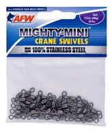 American Fishing Wire Crane Swivels #1, 411Lbs Test 50-Pack, Black Md: FWSS01B50