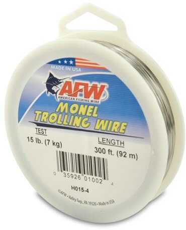 Afw Monel Trolling Wire 300Ft Ni-Copper Alloy 15Lb