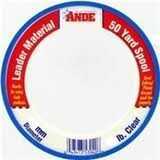 Ande Leader Wrist Spool Clear 150# 50Yd Fishing Line