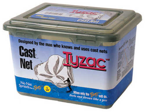 BETTS TYZAC CAST NET 7ft CLEAR 3/4lb 3/8in Model: CM7-I