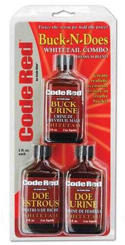 CODE RED BUCK N DOES 3 - 2OZ BOTTLE