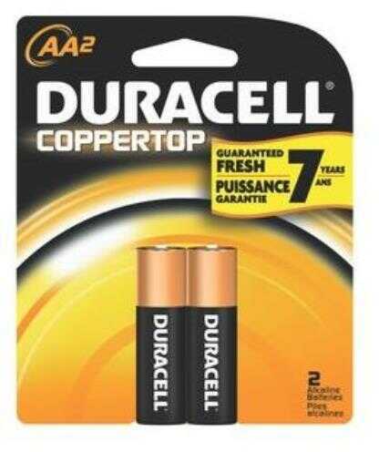 Duracell Alkaline Battery Coppertop Aa 2/Pk Model: 80252413