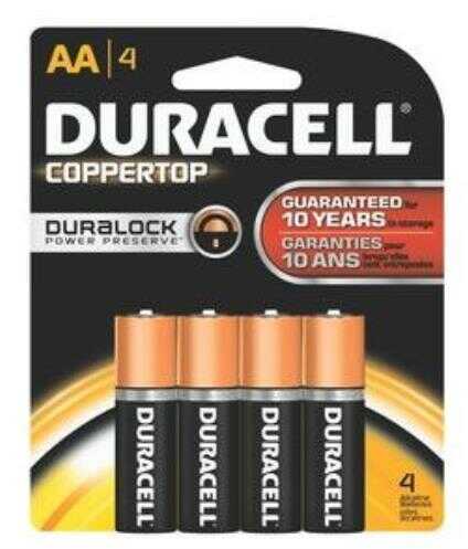 Duracell Alkaline Battery Coppertop Aa 4/Pk Model: 80252425