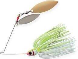 Humdinger Spinner Bait 1/4 Slv Col/Gold Wil Chartreuse/White