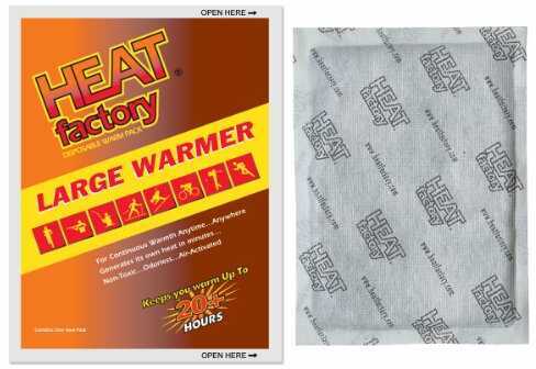 Heat Factory Large Handwarmers 24 Hour 30/Box 240/Cs Model: 1941