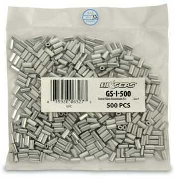 Hi-Seas Grand Slam Alum Sleeve 50Pk 1Mm 60-80# Mono