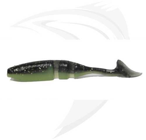 Lake Fork Boot Tail Baby Shad 2 1/4In 15 Per Bag Black Gold/Chart