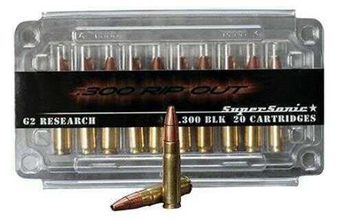 300 AAC Blackout 200 Grain Lead Free Rounds G2 Research Ammunition