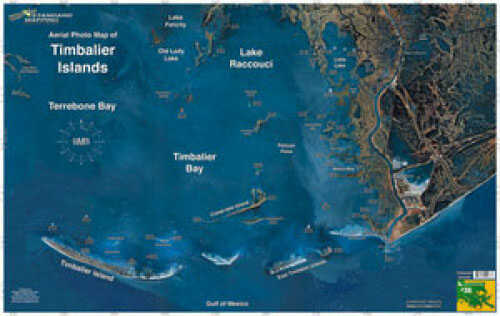 Standard Laminated Map Timbalier Island Md#: M038