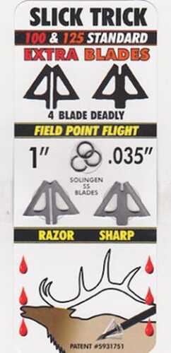 Slick Trick Broadhead Blades Nuke 1.8In 100 Grains Extra