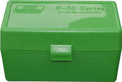 MTM Ammo Box 50 Round Flip-Top 243 308 Win 220 Swift Green Rm-50-10