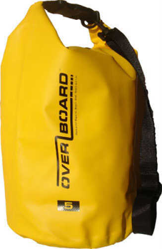 Waterproof 5 Liter Dry Tube Bag Yellow - 100 Percent (Class 3) W/Electronically Welded Seams Can Handle qui