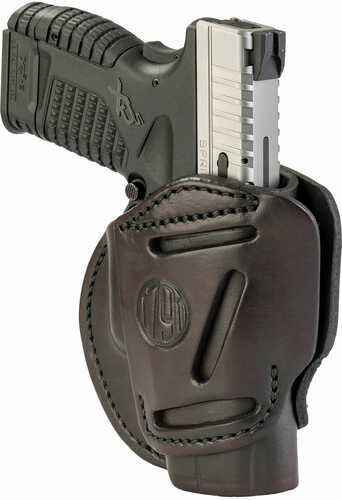 1791 Gunleather 3WH4SBRA 3 Way Signature Brown Steerhide OWB Springfield XDs/Taurus G2C Ambidextrous Hand