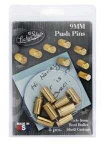 2 Monkey Trading Push Pin 9MM Brass Finish 8/Pack LSPP-9