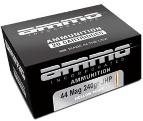 Ammo Inc Signature 44 Magnum 240 Grain Jacketed Hollow Point 20 Round Box 44240JHP-A20