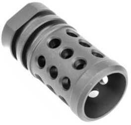 Angstadt Arms AA09FLASHS Flash Hider 9mm Luger 1/2"-36 tpi Black Nitride 4041 Hardened Steel