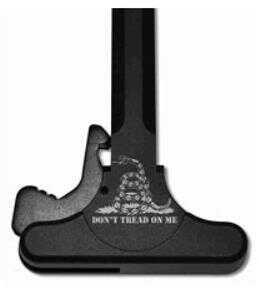 Bastion Charging Handle Black Fits AR-15 Don't Tread On Me BASCH-BW-75DTOM