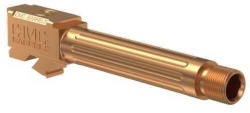 CMC Triggers Corp Barrel 9MM Bronze TiCN Finish Hexagonal Boron Nitride Bore & Chamber 416R Steel Fluted Threaded 1/2x28