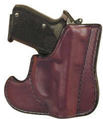 Don Hume 001 Front Pocket Holster Ambidextrous Brown for Glock 42 Leather J100144r