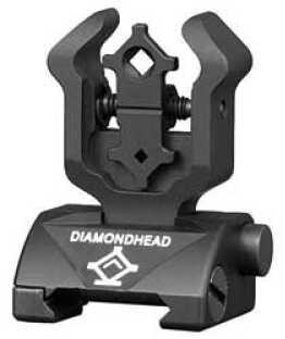 AR-15 Diamondhead USA Inc. Sight Picatinny Black Folding Rear Gen2 1101