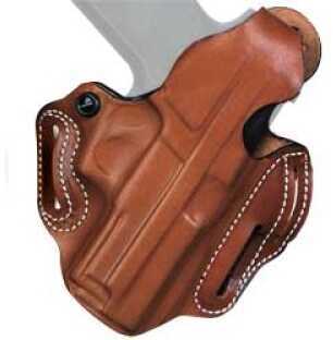 Desantis Gunhide 001Tab2Z0 Thumb Break Scabbard Tan Leather OWB Fits Glock 17,22,31,47 Right Hand