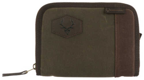 Evolution Outdoor Rawhide Series Pistol Case Fits Most Handguns Up To 8" Cotton Duck Canvas Construction Green 44378-ev