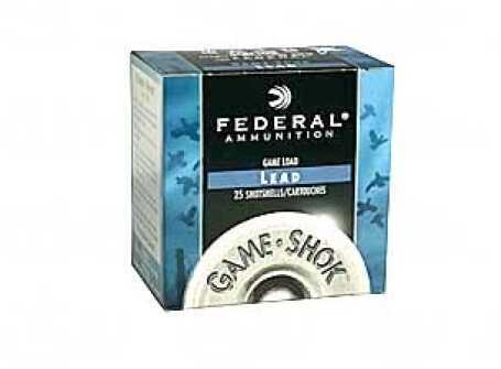 Federal 20 Gauge Game Load Shot shells 2 3/4" 2 1/2 Dram 7/8Oz 7.5 Shot Per 25 Ammunition Md: H20075