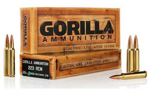 223 Rem 69 Grain Sierra Match King 20 Rounds Gorilla Ammunition Remington