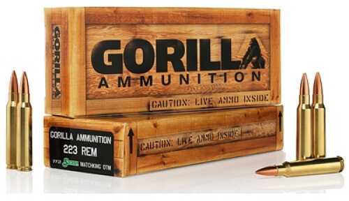 223 Rem 77 Grain Hollow Point 20 Rounds Gorilla Ammunition Remington