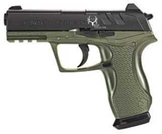 Gamo 611139354 C-15 Bone Collector Single/Double CO2 .177 Pellet/BB 16 rd OD Green Frame Black Slide