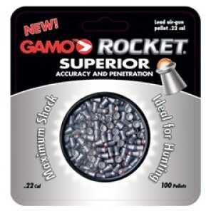 Gamo 632127554 Rocket 22 Pellet Lead Rounded Tip 100 Per Pack