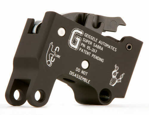 Geissele Automatics 05-267 Super Sabra Trigger Pack Tavor & X95 Rifles Steel Black Oxide 5.5-7.5 Lbs