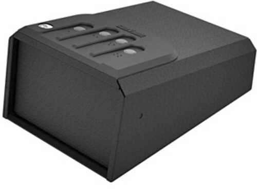 Gunvault GV105019 MiniVault 1050 Safe Mechanical Illuminated Keypad/Key 16 Gauge Steel Black 8.125" x 10.125" 14"