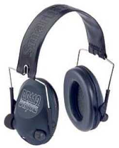 Helvetica SR112 Earmuff Gun Metal Grey Electronic Folding VBSR006-1