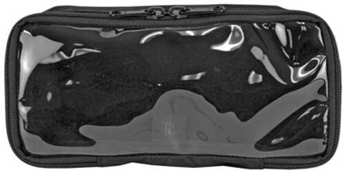 Haley Strategic Partners Small Clear Top Insert Bag 9"x5"x2" Black CZB-SML