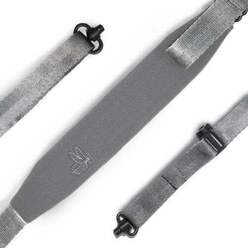 Haley Strategic Partners D3 Rifle Sling Grey Finish Single or Two Point Configuration includes 2 Positive Locking QuickD