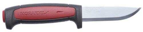 Morakniv 15 Pack of Pro C Fixed Blade Knives Carbon Steel Black and Red Rubber Handle Sheath 3.6"