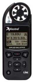 Kestrel Elite Weather Meter With Applied Ballistics LinkWireless Connectivity Pre-loaded Ruger® Rifle Data Black Finish