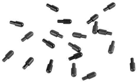 LBE Unlimited ARBCPL20Pk AR Parts Bolt Catch Plunger 20 Pack AR-15 Black Steel