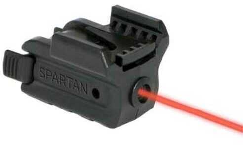 LaserMax SPS-R Spartan Red 650nm Minimum 1" Picatinny/Weaver Rail Blk